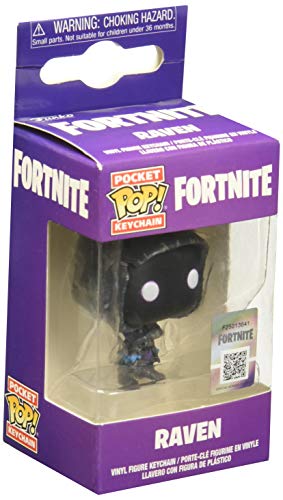 LAST LEVEL- Pocket Llavero Pop FORTNITE: Raven, Multicolor (Funko 1)