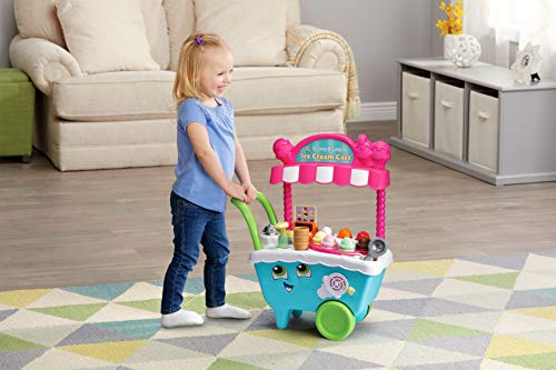 LeapFrog-Scoop & Learn Toy Juego de Juguetes Scoop/Learn Ice Cream Cart, Multicolor, 21.7 x 51.6 x 63.2 cm (600703)