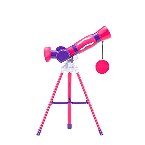 Learning Resources EI-5129 GeoSafari Jr - Telescopio Infantil, Color Rosa