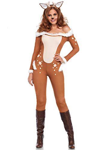 Leg Avenue Darling Deer, Marrón, Small (EUR34-36) Mujer