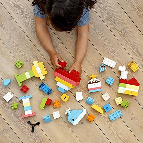 LEGO 10909 Duplo Classic Caja del Corazón Juguete de Construcción, Actividades Creativas para Niños y Niñas 1,5 año