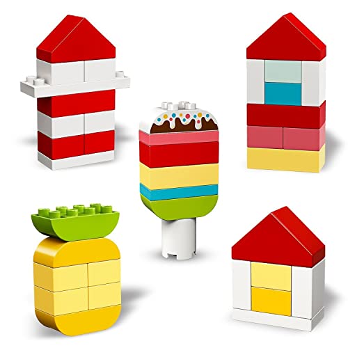 LEGO 10909 Duplo Classic Caja del Corazón Juguete de Construcción, Actividades Creativas para Niños y Niñas 1,5 año