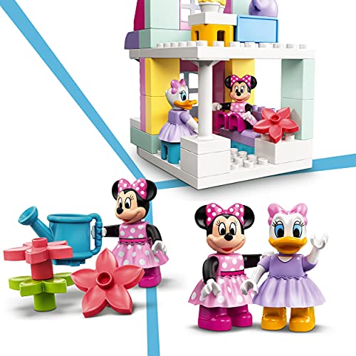 LEGO 10942 Duplo Disney Casa y Cafetería de Minnie Mouse, con Cocina de Juguete para Construir para Niños y Niñas 2 Años