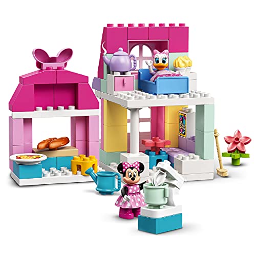 LEGO 10942 Duplo Disney Casa y Cafetería de Minnie Mouse, con Cocina de Juguete para Construir para Niños y Niñas 2 Años