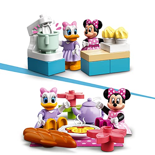 LEGO 10942 Duplo Disney Casa y Cafetería de Minnie Mouse, con Cocina de Juguete para Construir para Niños y Niñas 2 Años