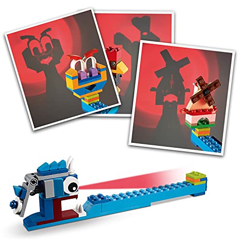 LEGO 11009 Classic Ladrillos y Luces, Juego de Construcción, Actividades Creativas para niños de +5 años