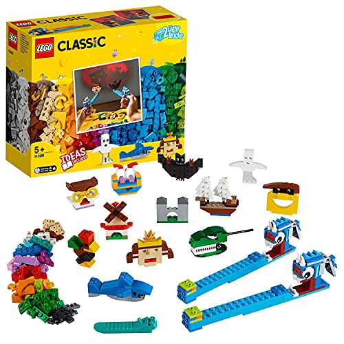 LEGO 11009 Classic Ladrillos y Luces, Juego de Construcción, Actividades Creativas para niños de +5 años