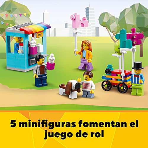 LEGO 31119 Creator 3en1: Noria, Set de Construcción para Niños 9 años con Coches De Choque de Juguete