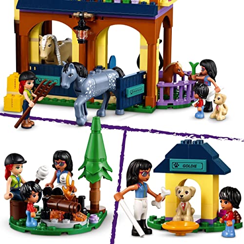 LEGO 41683 Friends Bosque: Centro de Equitación, Juguete de Construcción de Rancho con Establo para Caballos de Juguete