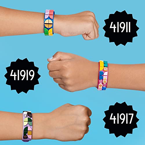 LEGO 41919 DOTS Pulsera Superpoderes, Set de Cuentas de Bisutería DIY, Arte y Manualidades para Niños y Niñas +6 años