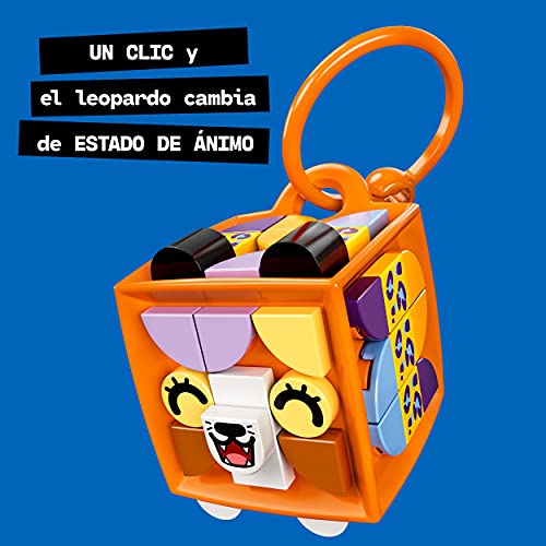 LEGO 41929 Dots Adorno para Mochila: Leopardo, Accesorio Personalizado, Juegos Creativos y Manualidades para Niños +6 Años