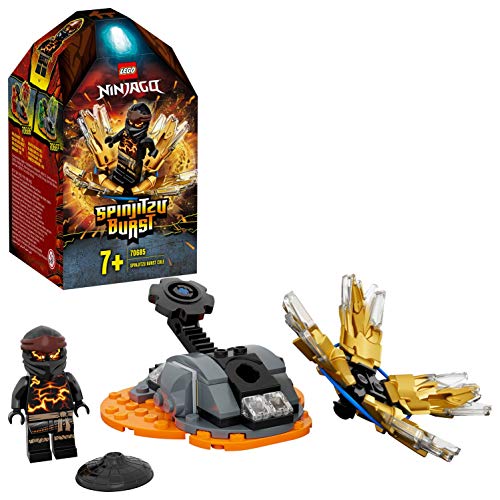 LEGO 70685 Ninjago Spinjitzu Explosivo: Cole Juguete de Construcción con Spinner y Mini Figura de Ninja