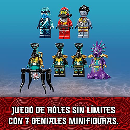 LEGO 71755 Ninjago Templo del Mar Infinito, Juguete de Construcción para Niños +9 Años con Mini Figuras de los Ninjas