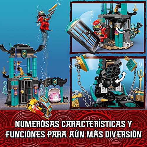 LEGO 71755 Ninjago Templo del Mar Infinito, Juguete de Construcción para Niños +9 Años con Mini Figuras de los Ninjas