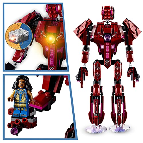 LEGO 76155 Marvel The Eternals A la Sombra de Arishem, Juguete de Construcción de Superhéroes para Niños +7 años