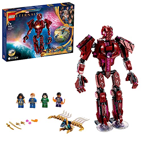 LEGO 76155 Marvel The Eternals A la Sombra de Arishem, Juguete de Construcción de Superhéroes para Niños +7 años