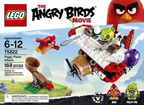 LEGO Angry Birds 75822 Piggy Plane Attack Building Kit (168 Piece) by LEGO