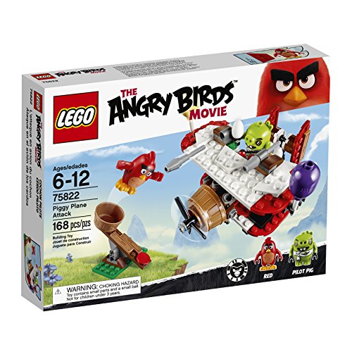 LEGO Angry Birds 75822 Piggy Plane Attack Building Kit (168 Piece) by LEGO