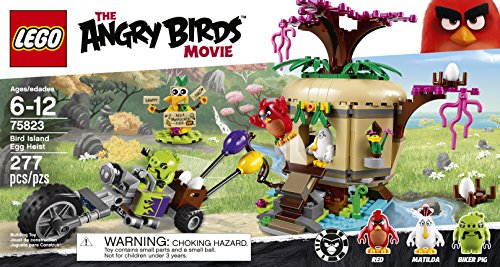 LEGO Angry Birds 75823 Bird Island Egg Heist Building Kit (277 Piece) by LEGO