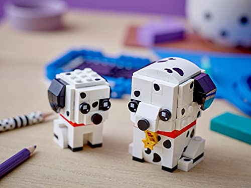 LEGO BrickHeadz Pets 40479 Dálmata, juego de perro y cachorro