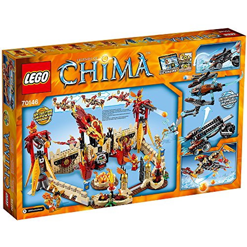 LEGO Legends of Chima - El Templo del Fuego del Fénix Volador, Juego de construcción (70146)