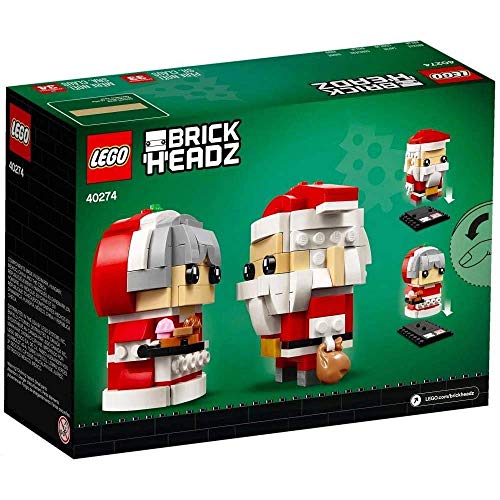 LEGO Mr. & Mrs. Claus - Wish a Happy Christmas with BrickHeadz™ Mr. & Mrs. Claus!