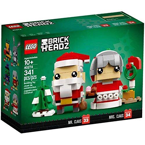 LEGO Mr. & Mrs. Claus - Wish a Happy Christmas with BrickHeadz™ Mr. & Mrs. Claus!