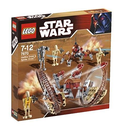 LEGO Star Wars 7670 - Hailfire Droid and Spider Droid - Droide Hailfire y Droide araña