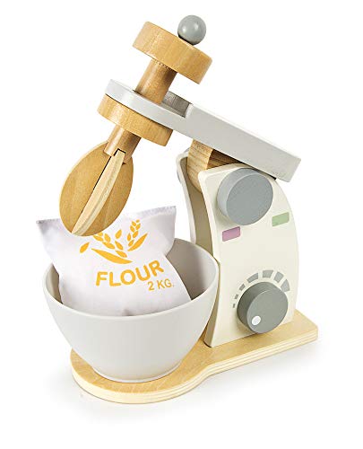 leomark Juego de Madera - 3 en 1 - Gris Licuadora de Madera, Cafetera con Las cápsulas, Tostadora, con Accesorios, para cocinas de Juguete, para niños, Multicolor