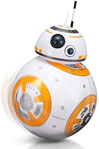 LHFD 2.4G Robot de Control Remoto Inteligente Star Wars Upgrade RC BB8 Robot con música Sonido Figura de acción Juguetes de Regalo Bola BB-8 para niños