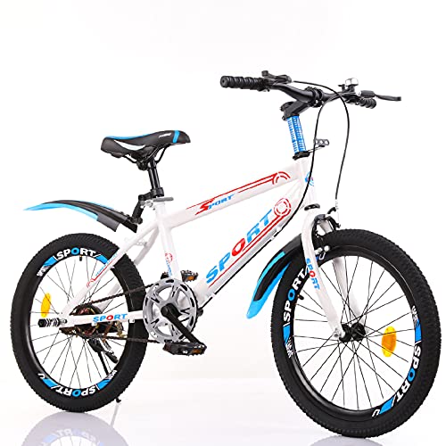 LICHUXIN Bicicleta De Moda para Niños De 18/20/22/24 Pulgadas, Bicicletas De Cross-Country De Una Velocidad para Niños Y Niñas, Adolescentes, MTB Ligera para Estudiantes, Regalos para Niños,03,24"