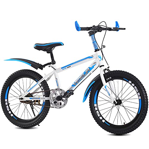 LICHUXIN Bicicletas para Niños De 20/22/24 Pulgadas, Elegantes Bicicletas De Cross-Country De Una Velocidad para Niños Y Niñas, MTB para Niños Y Jóvenes, Niños,04,22"