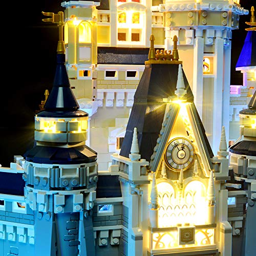 LIGHTAILING Conjunto de Luces (Castillo Disney) Modelo de Construcción de Bloques - Kit de luz LED Compatible con Lego 71040 (NO Incluido en el Modelo)