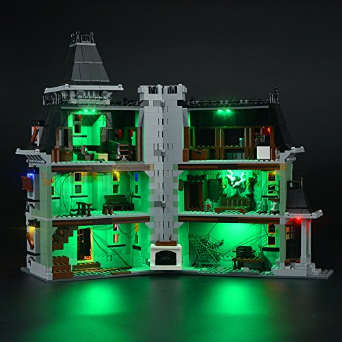 LIGHTAILING Conjunto de Luces (Monster Fighters Castillo con Monstruos) Modelo de Construcción de Bloques - Kit de luz LED Compatible con Lego 10228 (NO Incluido en el Modelo)