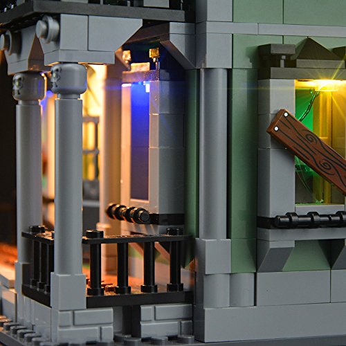 LIGHTAILING Conjunto de Luces (Monster Fighters Castillo con Monstruos) Modelo de Construcción de Bloques - Kit de luz LED Compatible con Lego 10228 (NO Incluido en el Modelo)