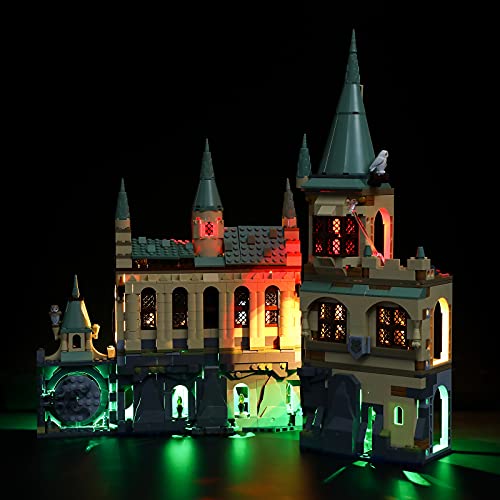 LIGHTAILING Juego de luces para cámara de secretos de Harry Potter Hogwarts – Kit de luces LED compatible con Lego76389 (no incluye el modelo)