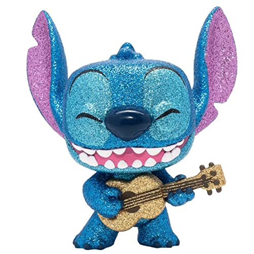 Lilo & Stitch Stitch with Ukulele Diamond Glitter Pop! Vinyl Figure - Entertainment Earth Exclusive