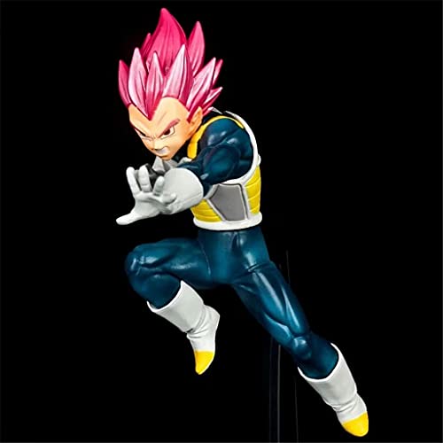 lilongjiao Dragon Ball Z Chosenshiretsuden II Super Saiyan God Vegeta 7.5 -inchs CLORURO DE POLIVINILO Figura