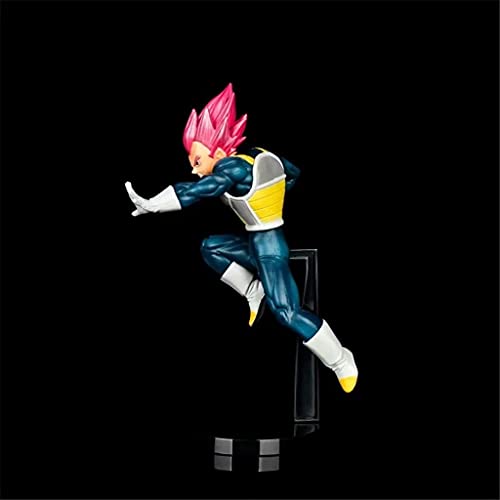 lilongjiao Dragon Ball Z Chosenshiretsuden II Super Saiyan God Vegeta 7.5 -inchs CLORURO DE POLIVINILO Figura