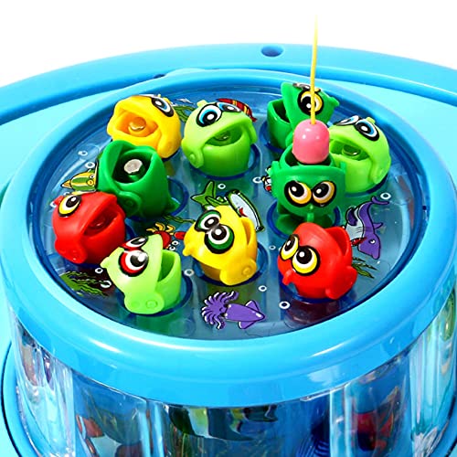 LilyJudy Juego Interactivo 2 en 1 Whack una Mole Juguete de Pesca MagnéTico para NiiOs PequeeOs-Juguete de Desarrollo Temprano de Aprendizaje-Regalo Divertido-Rosa