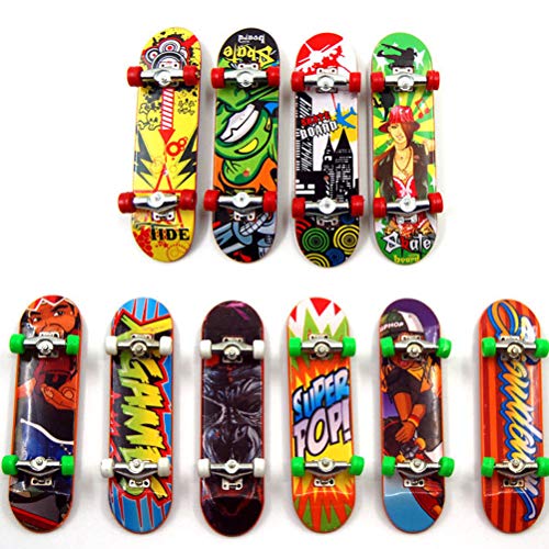 LIOOBO 5 unids Mini Diapasón Dedo Patineta Juguete Cubierta Camión Tablero de Dedos Regalo de los niños Color al Azar