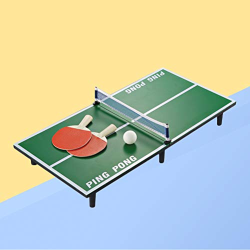 LIOOBO Mesa de Ping Pong Mesa de Ping Pong Juego de Pelota de béisbol Mini Juego de Mesa portátil para niños Educación temprana 1 Juego