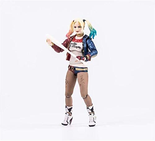 LIQIN Figura de acción de Harley Quinn Anime Suicde Squad Decoraciones Caja de regalo coleccionable Regalos para niños