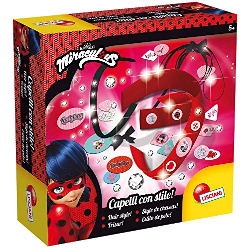 Lisciani - Miraculous Ladybug - Pocket Bijoux Crea tus Joyas - Juego creativo para niñas a partir de 5 años (66131) (Modelo aleatorio entre 3 versiones)