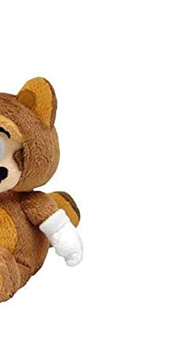 Little Buddy Oficial Super Mario Peluche Mapache Tanooki Mario, 22,86 cm