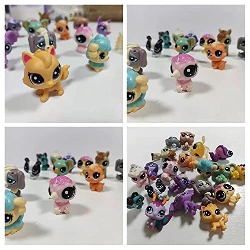 Littlest Pet Shop Juguetes Set aleatorio 10 piezas Lps animales gato perros figura niño regalos