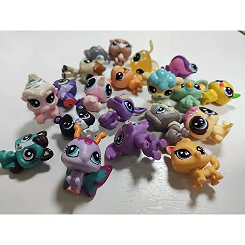 Littlest Pet Shop Juguetes Set aleatorio 10 piezas Lps animales gato perros figura niño regalos