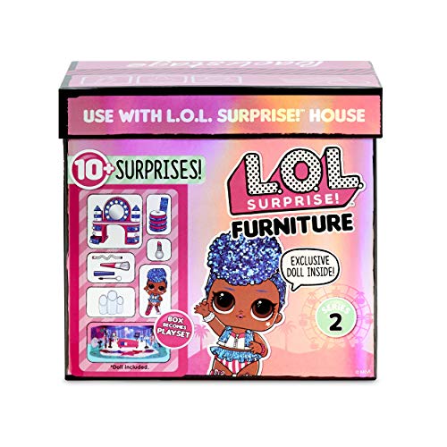 L.O.L Surprise! 564942E7C Backstage con Muebles Independientes Queen 10+ sorpresas