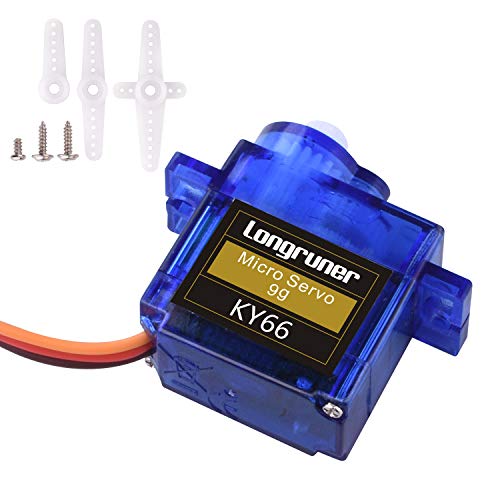 Longruner Servo Motor Micro SG90 9 g RC robot Control para Helicóptero Avión Barco LKY66-UK-10