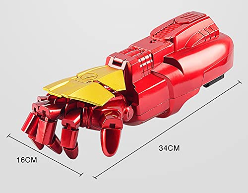 Los Vengadores Brazo Robótico de Iron Man- Juguete, Mejor Regalo para Los Niños, Edad Recomendada 5 Años y Más, Puede Emitir Luz